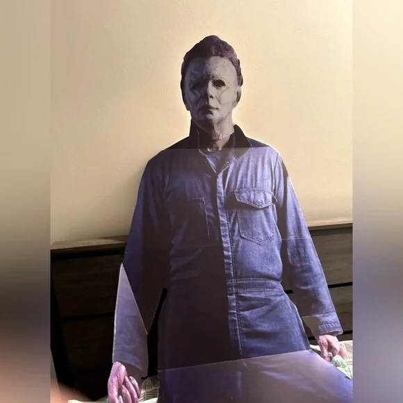 Michael Myers from Halloween Full Size Cardboard Cutout Standup Display Over 6ft - Picture 2 of 9